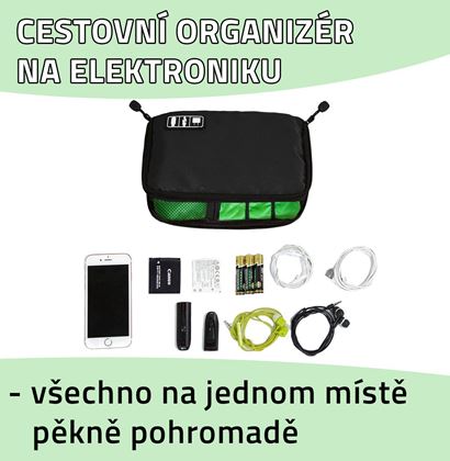 Obrázok z Cestovný organizér na elektroniku - veľký 