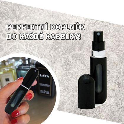 Obrázok z Plniteľný rozprašovač na parfum - čierny