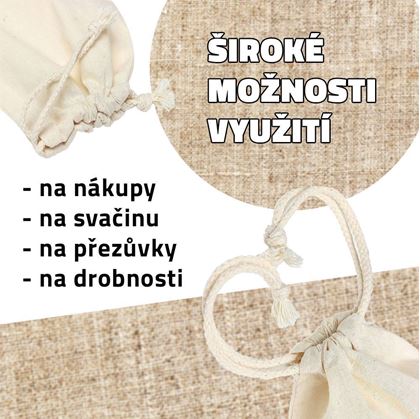 Obrázok z Plátené vrecko - stredné