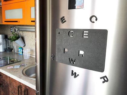 Obrázok z Magnetické písmená na chladničke