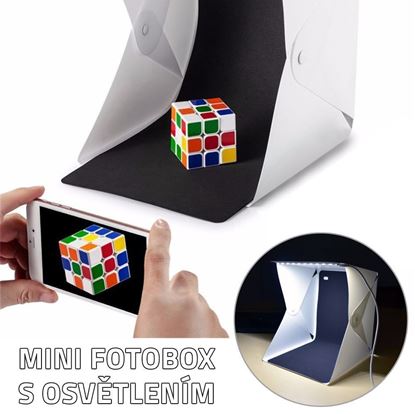 Obrázok Mini fotobox s LED osvetlením