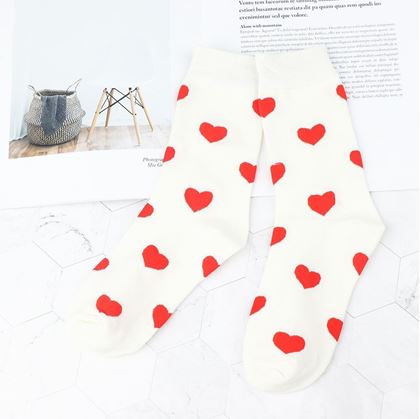 Obrázok z Zamilované ponožky - biele