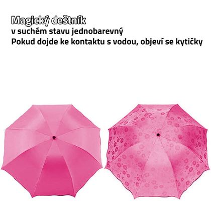 Obrázok z Magický dáždnik - tmavo růžový