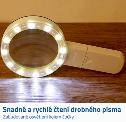 Obrázok Lupa s osvetlením