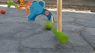 Dětská dřevěná hra - kroket
