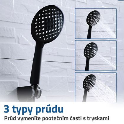Obrázok z Sprchová hlavica - čierna