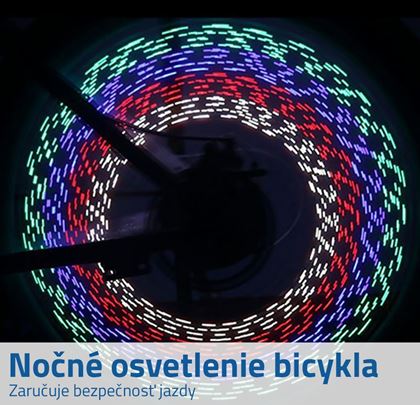 LED svetlo na bicykel 