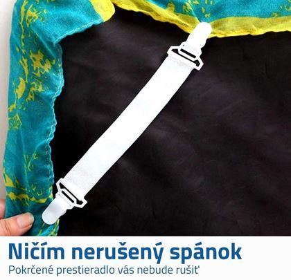 Elastické sponky na prestieradlo