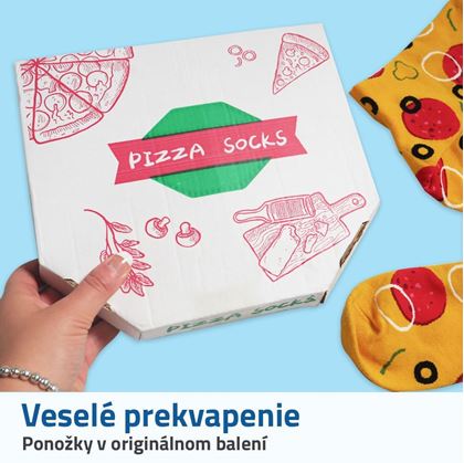 ponožky pizza