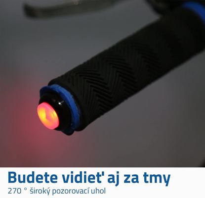 Koncovky do řídítek s LED osvětlením