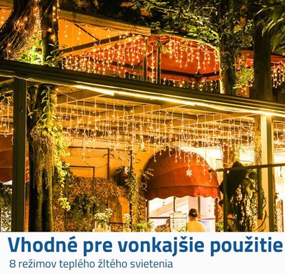 Vánočná světelný déšť