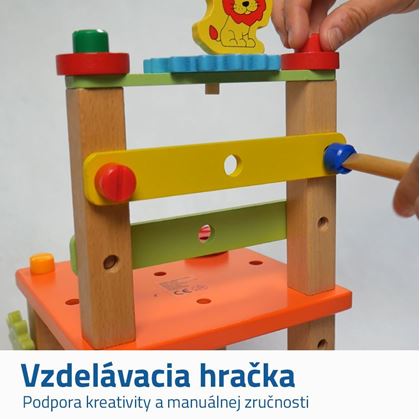 Drevená vzdelávacia stolička