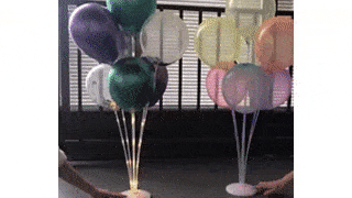 Svítící stojan na balónky