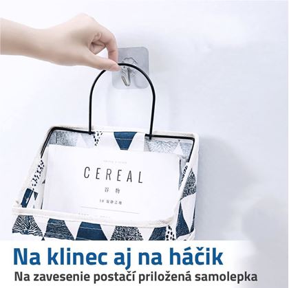 látkový nástenný organizér