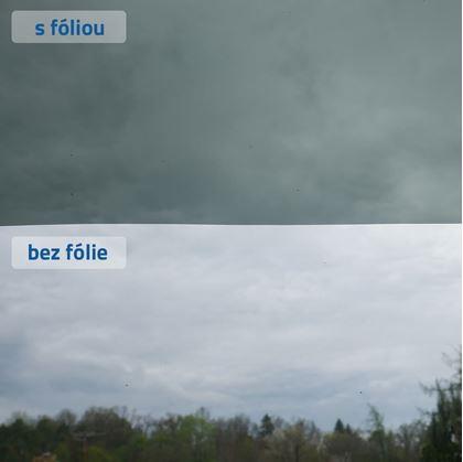 zrkadlová fólia na okná	