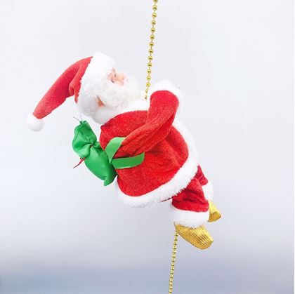 Obrázok z Vianočné dekorácie šplhajúce Santa Claus