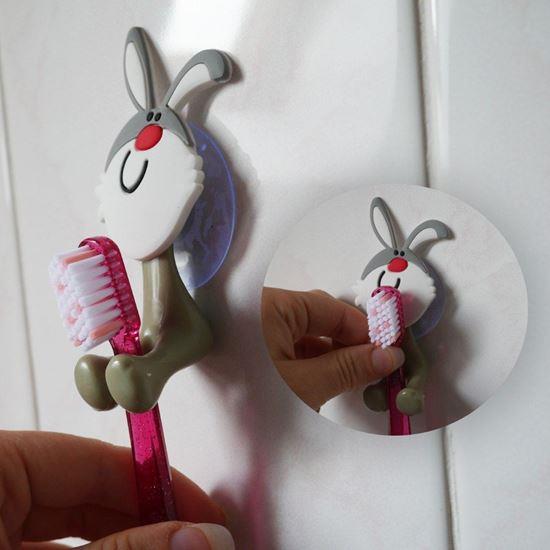 Obrázok z Detský držiak na zubnú kefku - zajačik