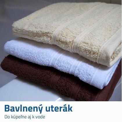 Obrázok z Uterák 100% bavlna 50 x 100 cm - biely
