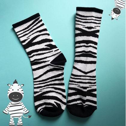 Ponožky zebra