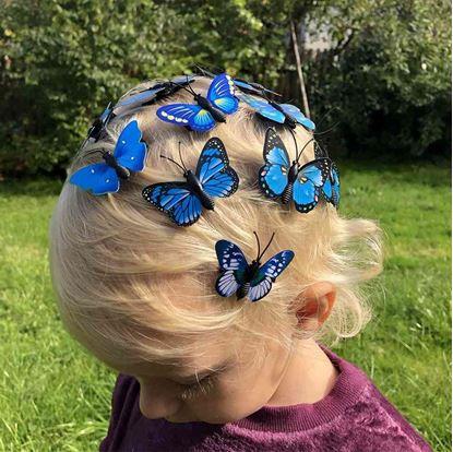 Obrázok Sponky do vlasov motýlikovia 10 ks