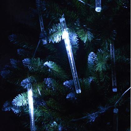 Obrázok z Vianočné osvetlenie padajúci sneh - studené světlo