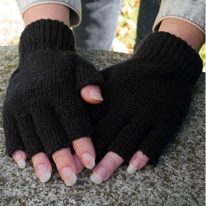 Obrázok z Bezprstové rukavice - čierné