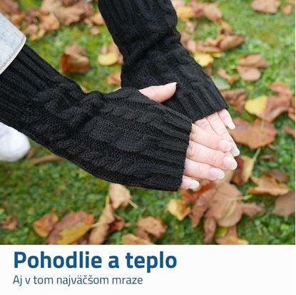 Obrázok Pletené návleky na ruky