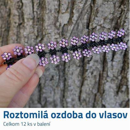 Obrázok Sponky do vlasov kvietky 12 ks