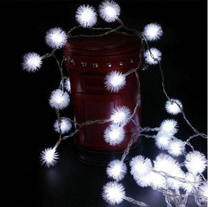 Obrázok z Vianočná svetelná reťaz - studené svetlo