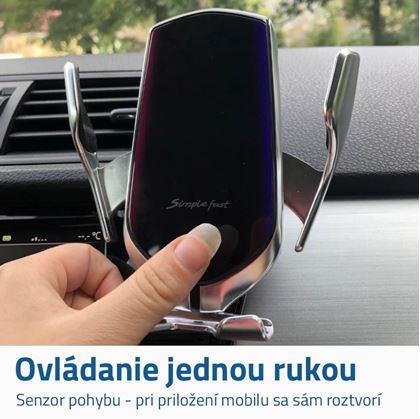 Obrázok z Držiak telefónu s bezdrôtovým nabíjaním deluxe