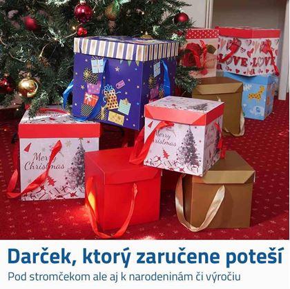 Obrázok z Darčeková krabička 15 cm - zlatá