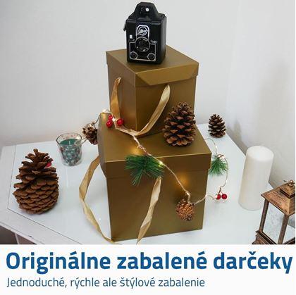 Obrázok z Darčeková krabička 15 cm - zlatá