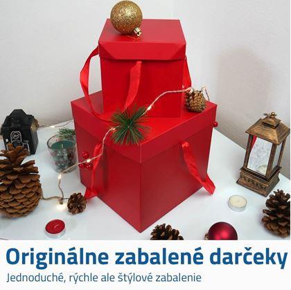 Obrázok z Darčeková krabička 15 cm - červená