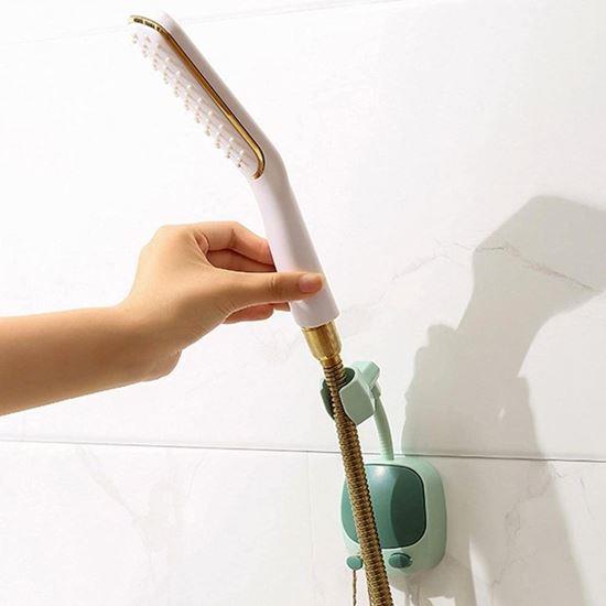Obrázok z Samolepiaci držiak na sprchu - zelený