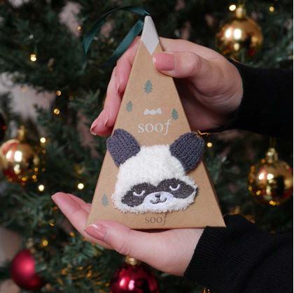 Obrázok z Teplé ponožky v darčekovej krabičke - panda