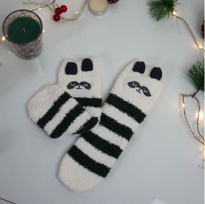 Obrázok z Teplé ponožky v darčekovej krabičke - panda