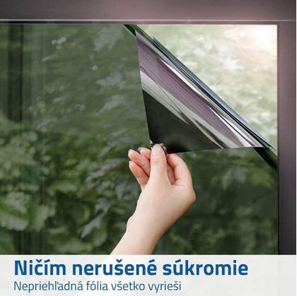 zrcadlová fólie na okna