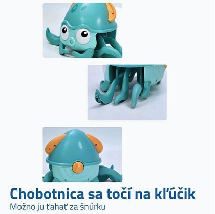 Dětská obojživelná chobotnice 