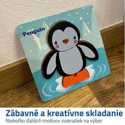 Obrázok z Drevené puzzle pre najmenších - tučniak