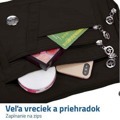 Kabelka cez rameno - čierna