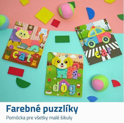 Obrázok z Anglické puzzle pre najmenších - autíčko