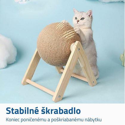 Obrázok z Škrabadlo pre mačky - guľa