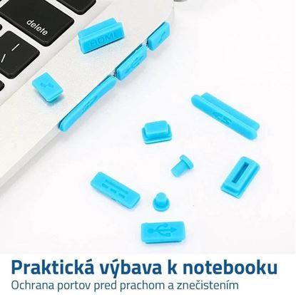 Silikonové záslepky konektorů do notebooku 