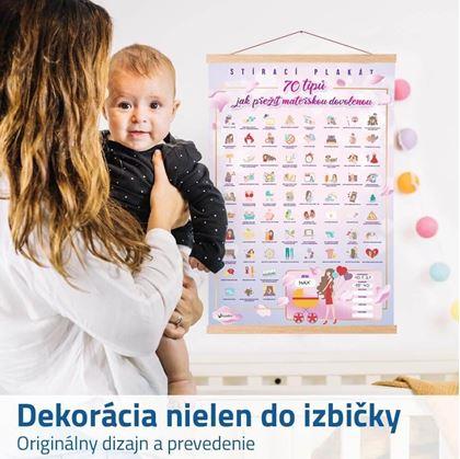 Stírací plakát - 70 tipů, jak přežít mateřskou dovolenou