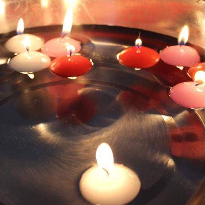 Obrázok z Plávajúce sviečky 10 ks - biela