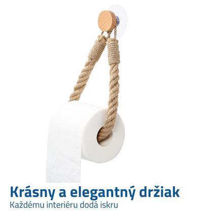 Držiak na toaletný papier - lano