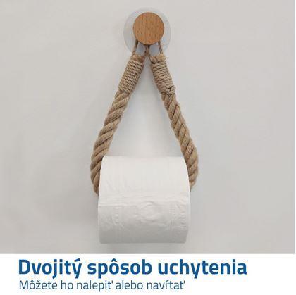 Držiak na toaletný papier - lano