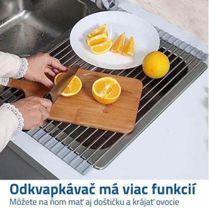Obrázok z Skladací odkvapkávač na riad - veľký