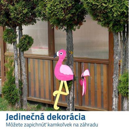 Obrázok Vrtuľka na záhradu - plameniak