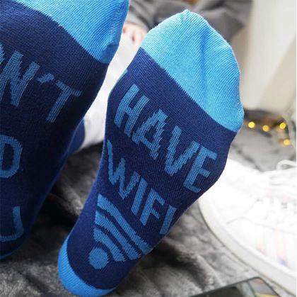 Obrázok z Ponožky - nepotrebujem ťa, mám Wi-Fi